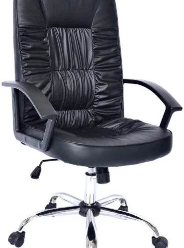 Everfurn Elizabeth High Back High Back Chair – Black