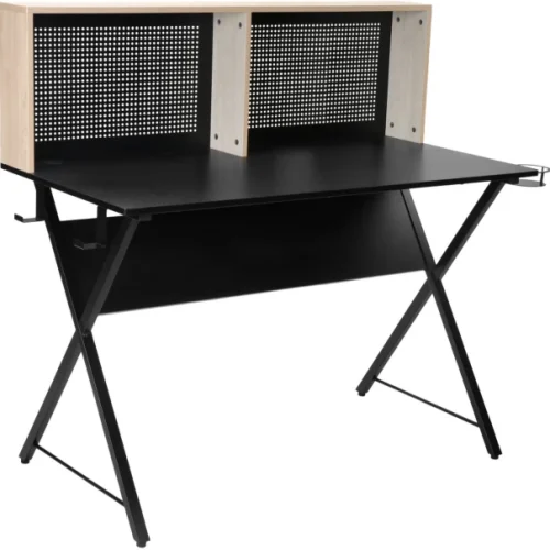 Everfurn Office Desk Task Board Multipurpose Table – Black