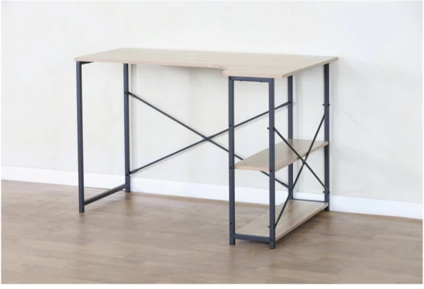 Home & Kitchen Samuel Office Desk Study Table – Beige, Black - Image 4