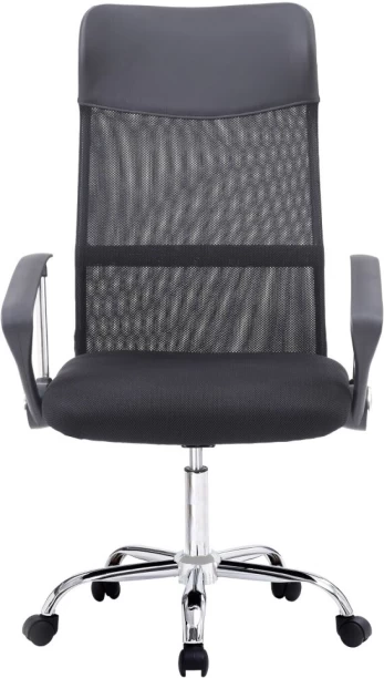 Mainstay Theo Mid Office Adjustable Arm Chair – Black