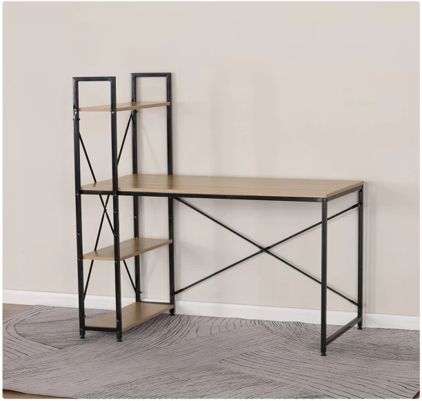 Home & Kitchen Calix Office Desk Study Table – Brown