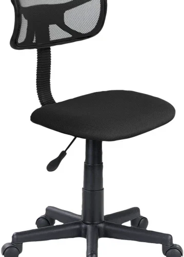 Everfurn Julia Typist Office Adjustable Arm Chair – Black