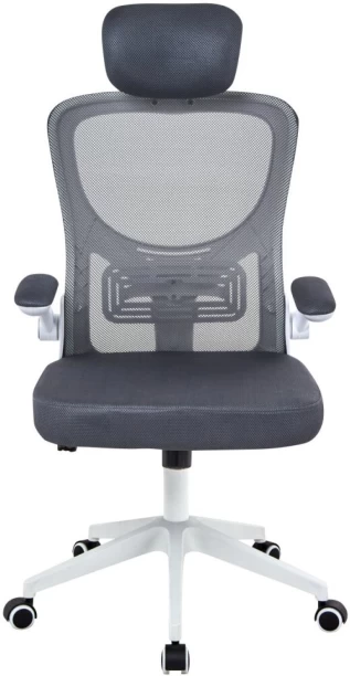 Mainstay Mika High Back Office Executive Chair – White, Grey
