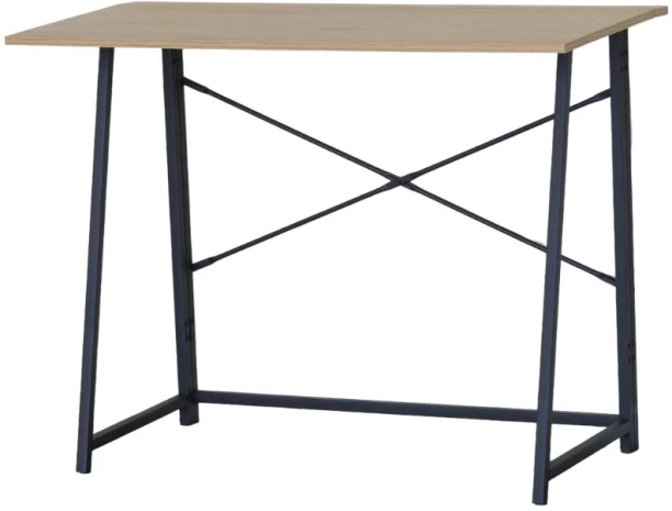 Bragg Essentials Foldable Study Table – Oak - Image 2