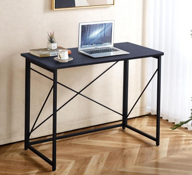 Artisyn Folding computer desk, storage table, and game table - Black Multipurpose Table - Image 5