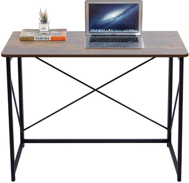 Artisyn Home Folding Computer Desk, Storage Table, Game Table - Brown Multipurpose Table - Image 6