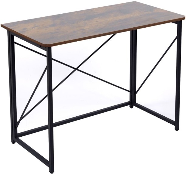 Artisyn Home Folding Computer Desk, Storage Table, Game Table - Brown Multipurpose Table - Image 7