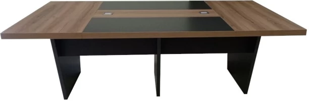 Flatpack DIY FPOFBRTAB240SAHEBO Conference Table – Sahara & Ebony