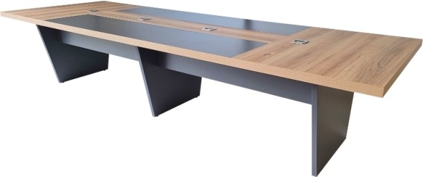 Flatpack DIY Bradford Boardroom 360 Conference Table – Sahara & Storm Grey - Image 3