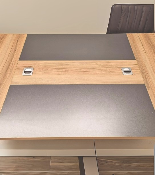 Flatpack DIY Bradford Boardroom 360 Conference Table – Sahara & Storm Grey - Image 4