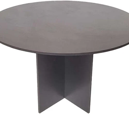 Flatpack DIY Cardiff Round 120cm Conference Table – Storm Grey