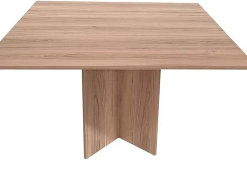 Flatpack DIY Cardiff Square 120cm Conference Table – Sahara