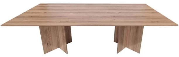 Flatpack DIY Cardiff Square 240cm Conference Table – Sahara