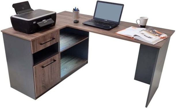 Flatpack DIY FPOFDEDUB160CHOEBO_R Office Table – Chobe & Ebony - Image 4