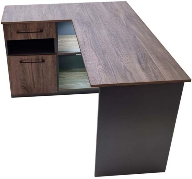 Flatpack DIY FPOFDEDUB160CHOEBO_R Office Table – Chobe & Ebony - Image 3