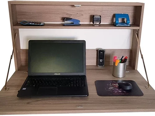 Flatpack DIY Liverpool Foldaway Desk Study Table – Sahara