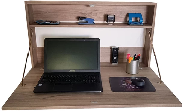 Flatpack DIY Liverpool Foldaway Desk Study Table – Sahara