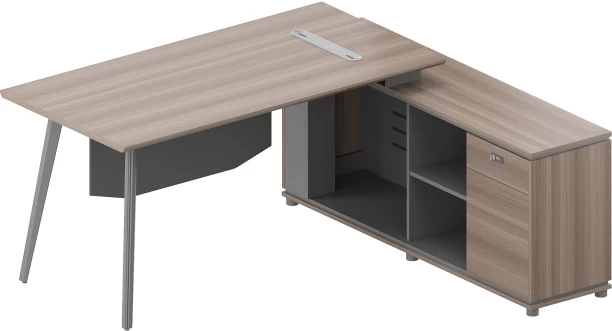 Jost 58NHS 001 Office Table – Brown, Grey