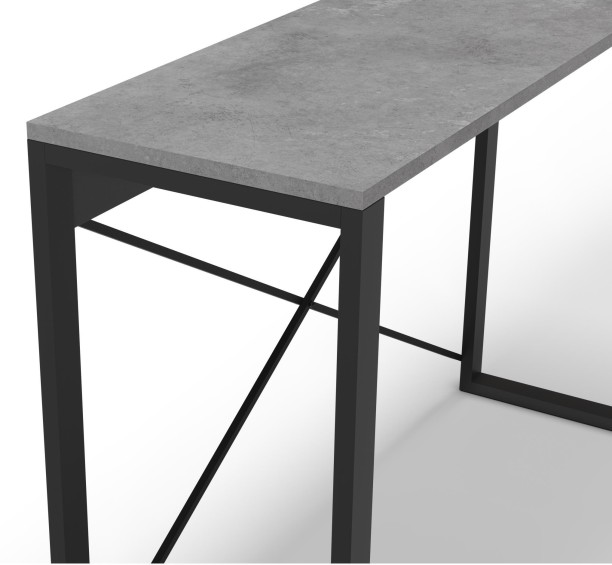 H.G. Bava CC 669/GRY Office Table – Grey, Black - Image 5