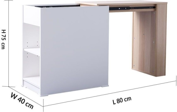 Decorum & Co DCDES01EX7 Multipurpose Table – Brown, White - Image 5