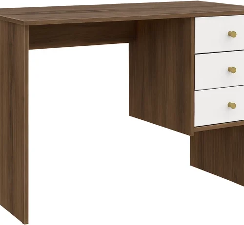 Decorum & Co DCDES03SD2 Office Table – Brown, White