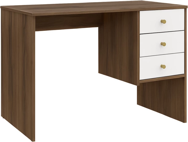 Decorum & Co DCDES03SD2 Office Table – Brown, White