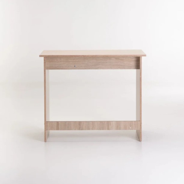 Novafurn Leno 90cm Study Desk Study Table – Light Oak - Image 3
