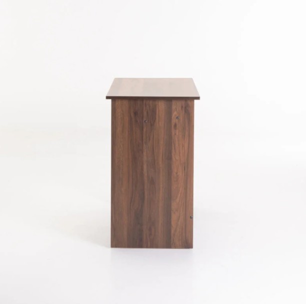 Novafurn Leno 90cm Study Desk Study Table – Walnut - Image 2