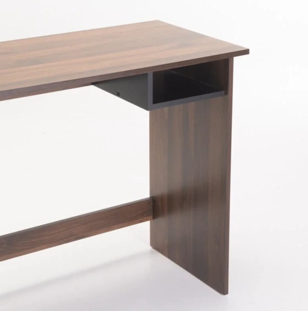 Novafurn Leno 90cm Study Desk Study Table – Walnut - Image 3