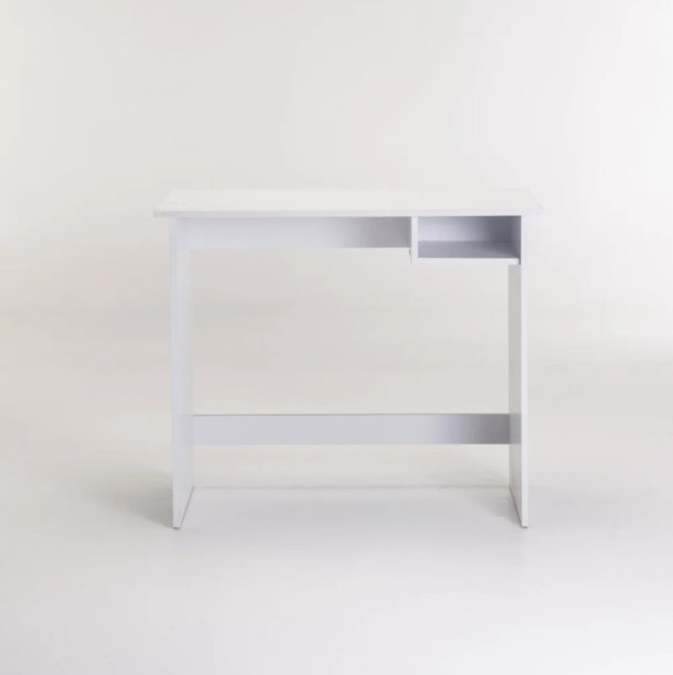 Novafurn Leno 90cm Study Desk Study Table – White - Image 2