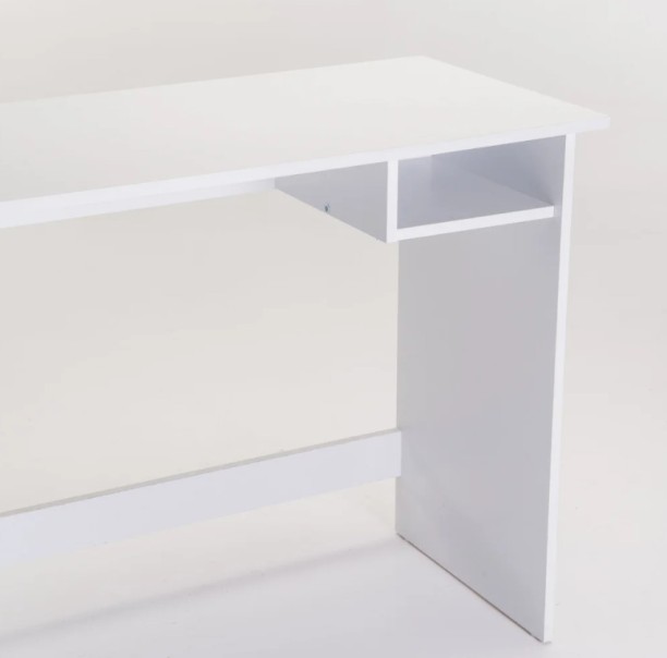Novafurn Leno 90cm Study Desk Study Table – White - Image 5