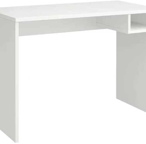 Decorum & Co Student Desk with Shelf – 1200 Study Table – White