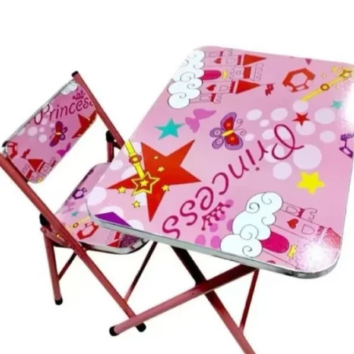 GENERIC 677559 Study Table – Multicolour, Chair Included