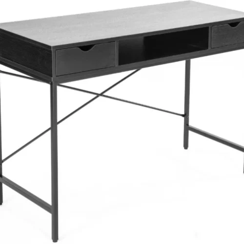 VIVIDITTO Kiana Writing Desk with Drawers - Elevate Your Workspace Multipurpose Table – Black