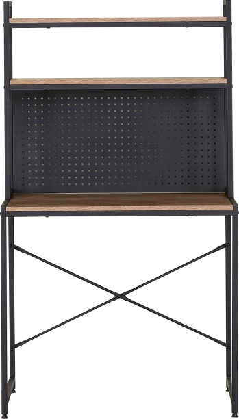 Infinity Homeware Strasbourg Study Desk & Peg Board with 2 Tier Shelves - Study Table – Sky Veneer - Image 4