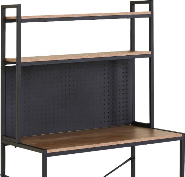 Infinity Homeware Strasbourg Study Desk & Peg Board with 2 Tier Shelves - Study Table – Sky Veneer - Image 5
