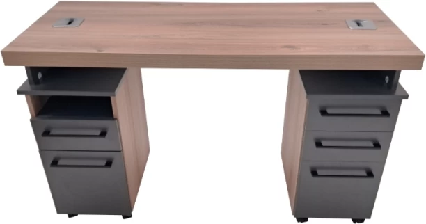 Flatpack DIY Manicure Nail Desk Multipurpose Table – Sahara & Storm Grey