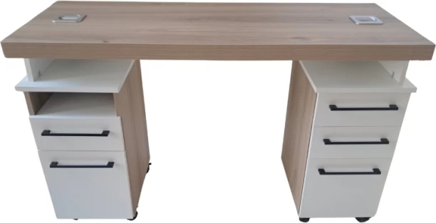 Flatpack DIY Manicure Nail Desk Multipurpose Table – Sahara & White
