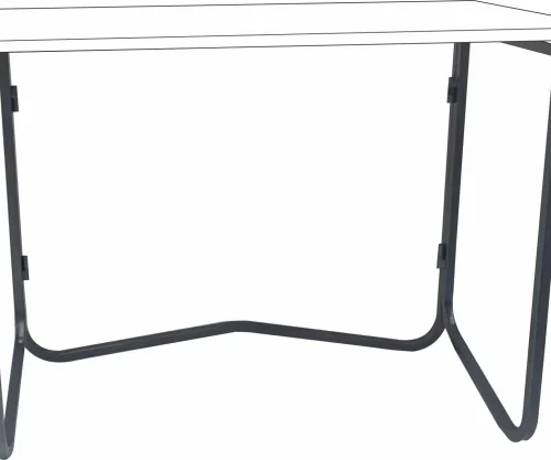 neo Neofold W Study Table – White