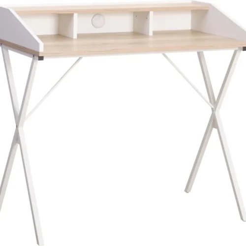 Everfurn Atlantis Desk Office Table – Light Oak
