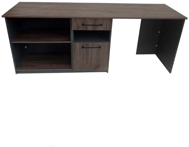 Flatpack DIY Exeter Desk 200cm Office Table – Chobe & Storm Grey