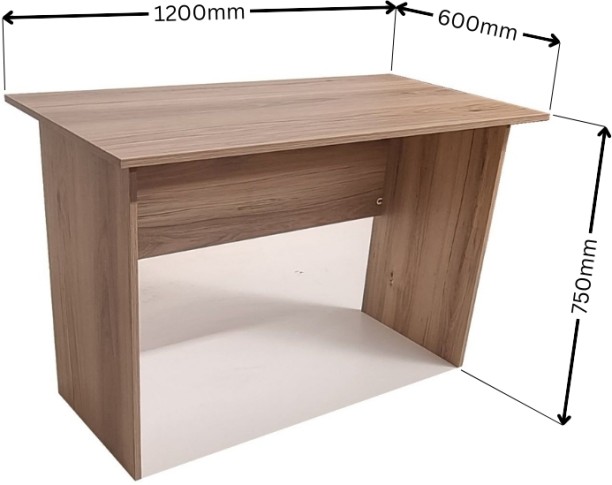 Flatpack DIY London Desk 90cm Office Table – Sahara - Image 2