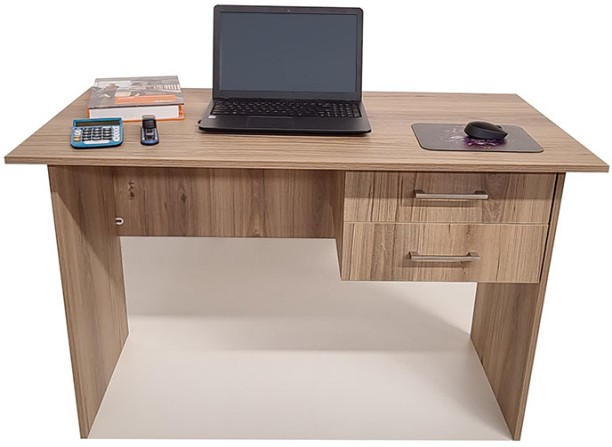 Flatpack DIY London 2 Drawer Desk 120cm Study Table – Sahara - Image 3