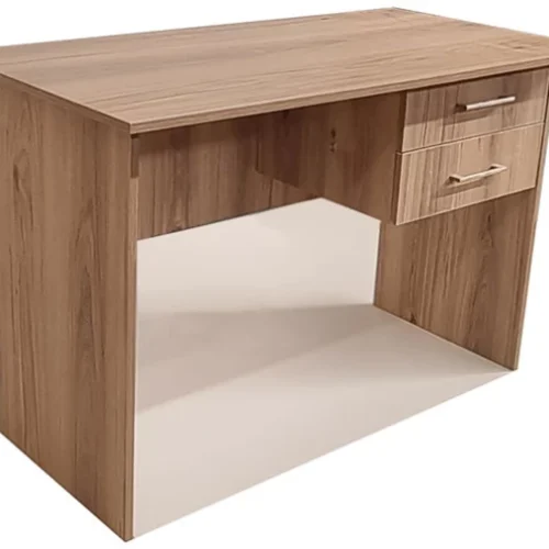 Flatpack DIY London 2 Drawer Desk 120cm Study Table – Sahara