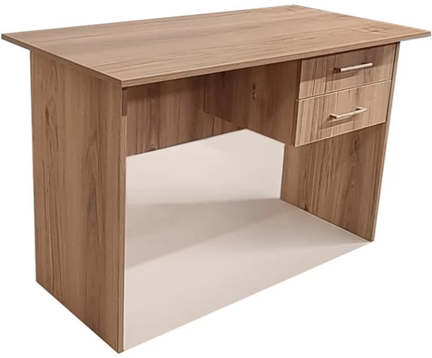 Flatpack DIY London 2 Drawer Desk 120cm Study Table – Sahara