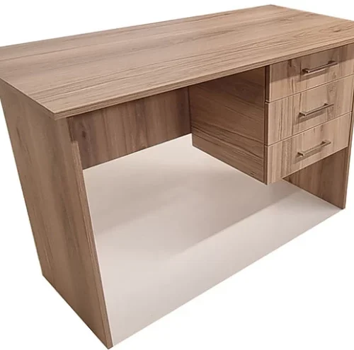 Flatpack DIY London 3 Drawer Desk 120cm Study Table – Sahara