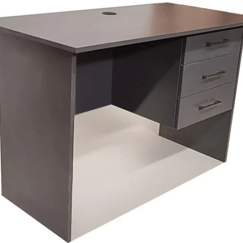 Flatpack DIY London 3 Drawer Desk 120cm Study Table – Storm Grey