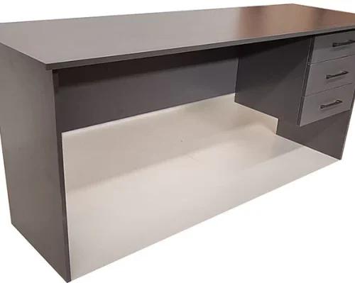 Flatpack DIY London 3 Drawer Desk 150cm Study Table – Storm Grey