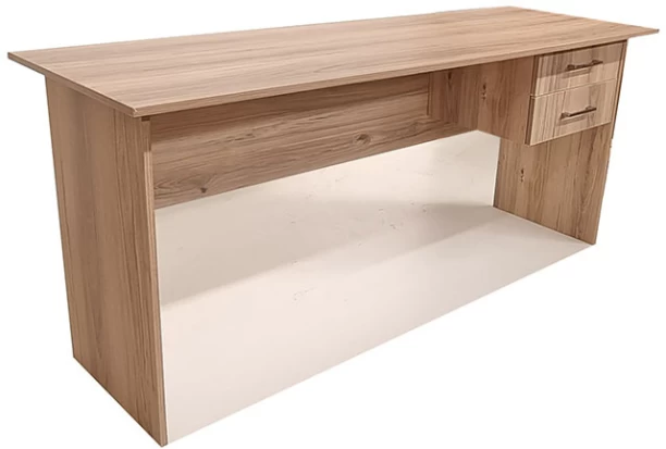 Flatpack DIY London 2 Drawer Desk 180cm Study Table – Sahara