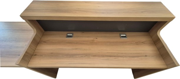 Flatpack DIY Wrexham Reception Desk 250cm Multipurpose Table – Sahara & Storm Grey - Image 5
